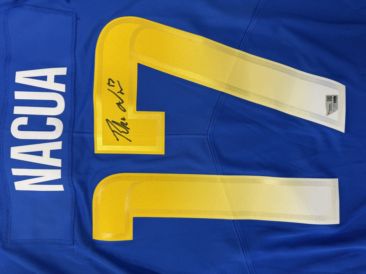 Puka Nacua Signed Autographed Nike On-Field Jersey Sz L Fanatics COA