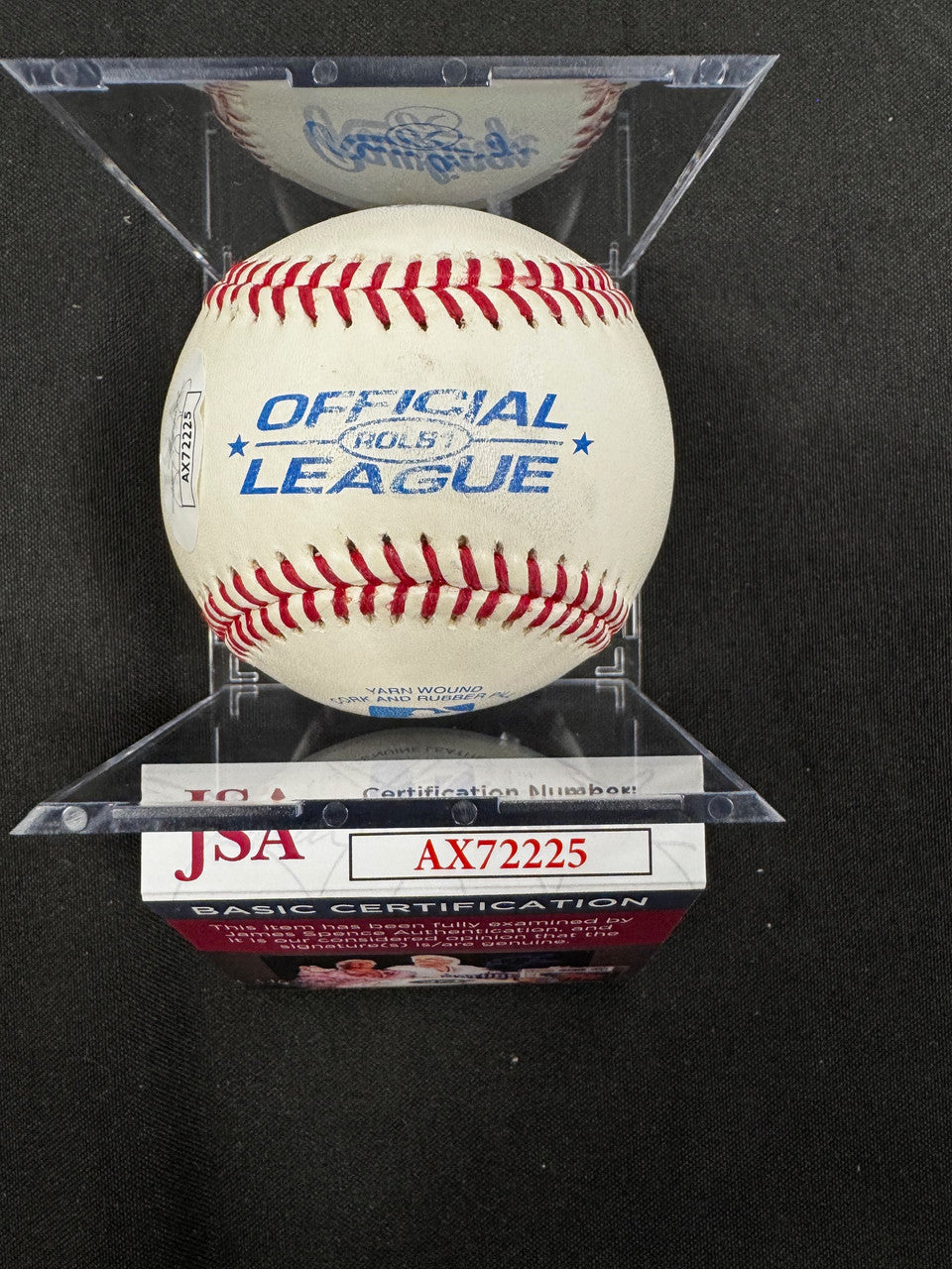 Harold Baines Signed Autographed Rawlings Official League Baseball JSA