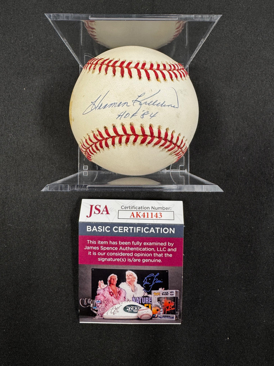 Harmon Killebrew Signed Autographed Rawlings OAL Baseball Inscribed JSA