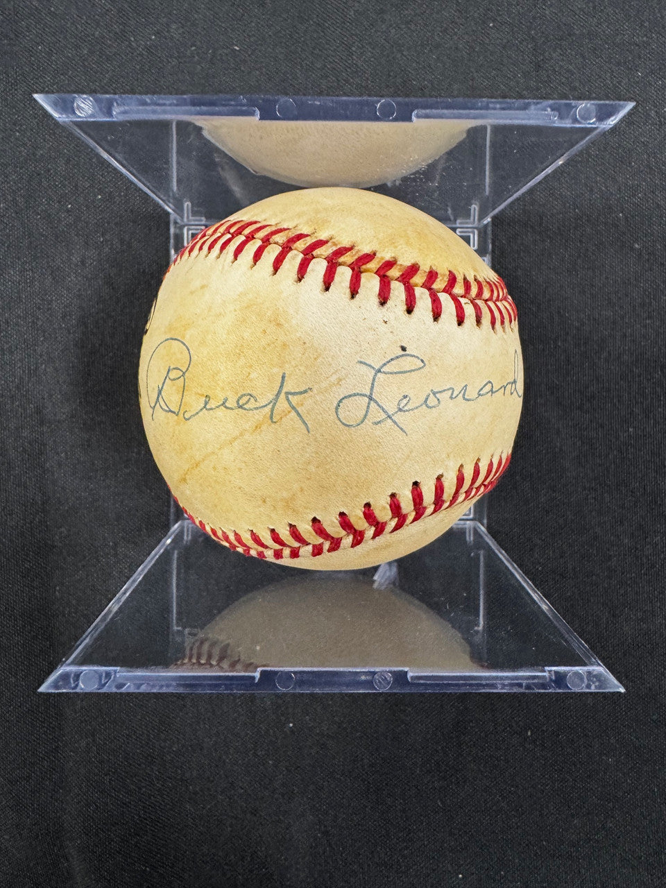 Buck Leonard Signed Autographed Rawlings ONL Baseball JSA