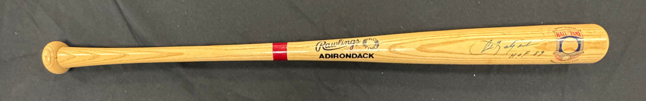 Carl Yastrzemski Signed Autographed Inscribed Rawlings Adirondack HoF Bat JSA