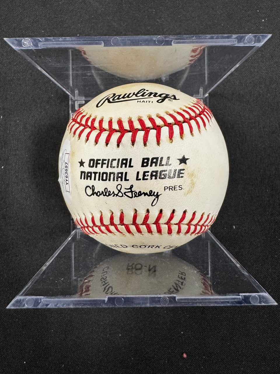 Willie Mays Signed Autographed Rawlings ONL Baseball JSA *3697