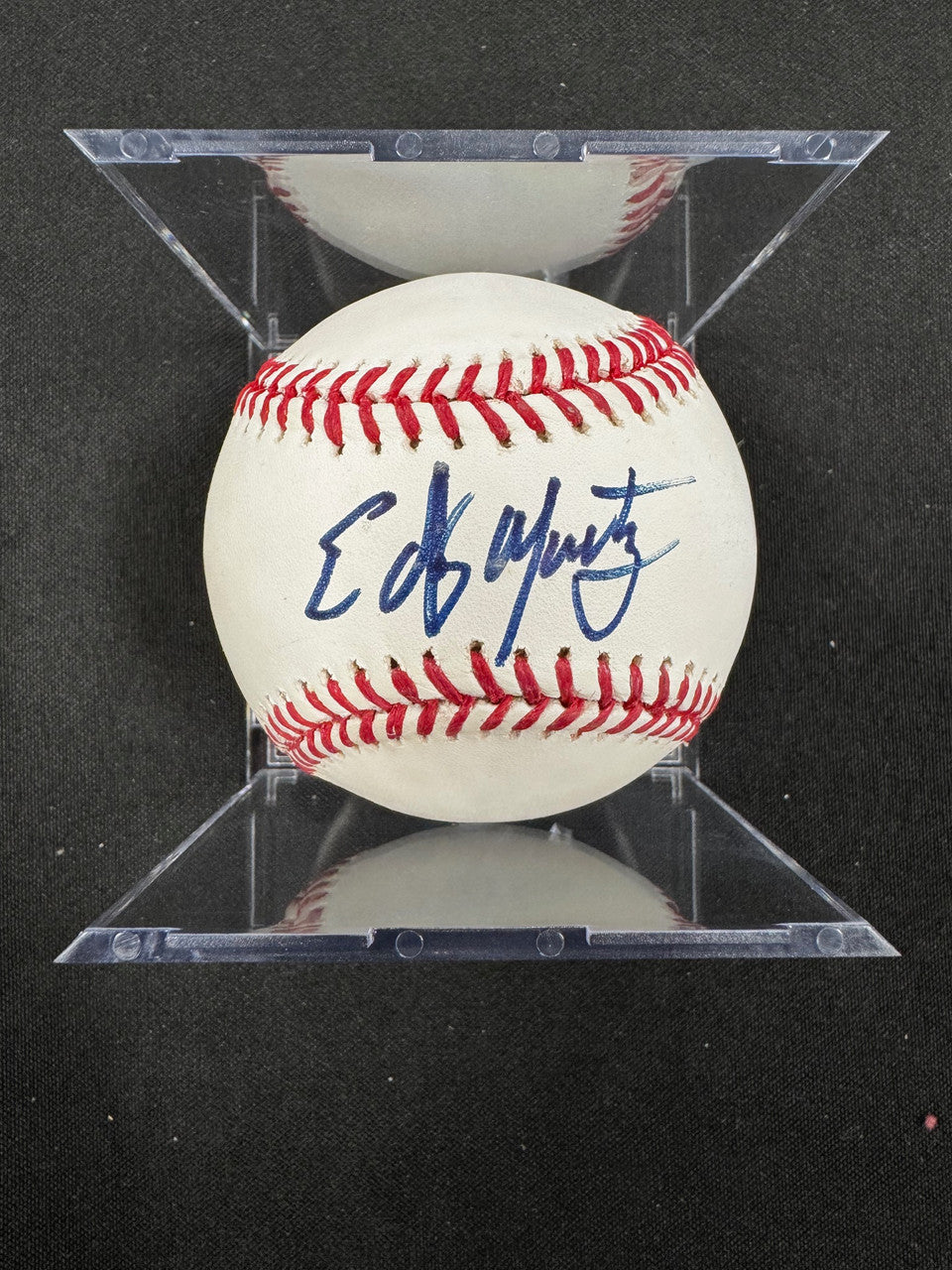 Edgar Martinez Signed Autographed Rawlings OML Baseball JSA