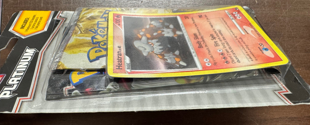 2009 Pokemon Platinum Blister Pack W/ Promo Pack and Heatran