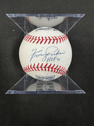 Fergie Jenkins Signed Autographed Rawlings OML HOF Baseball