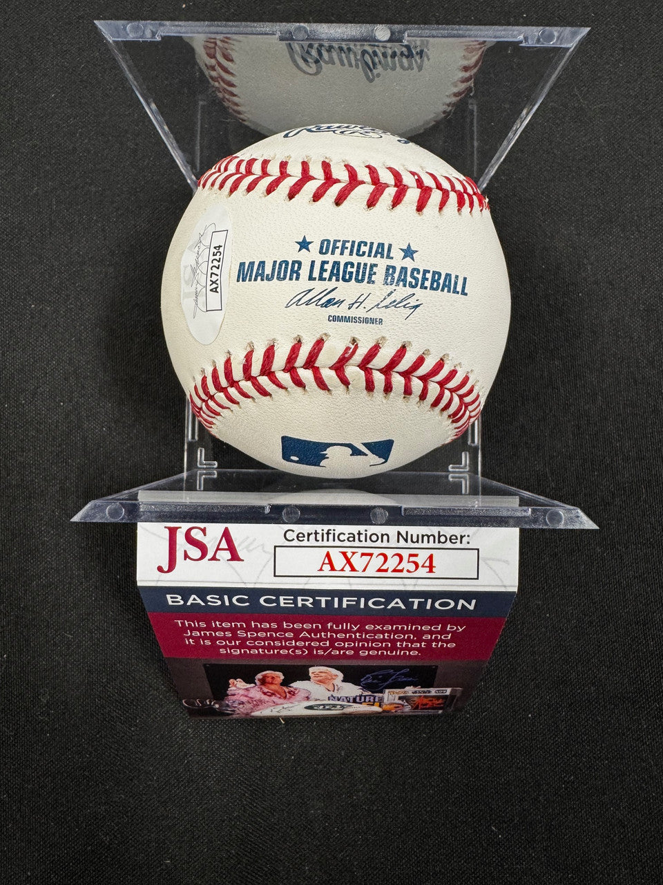 Andre Dawson Signed Autographed Rawlings OML Baseball JSA