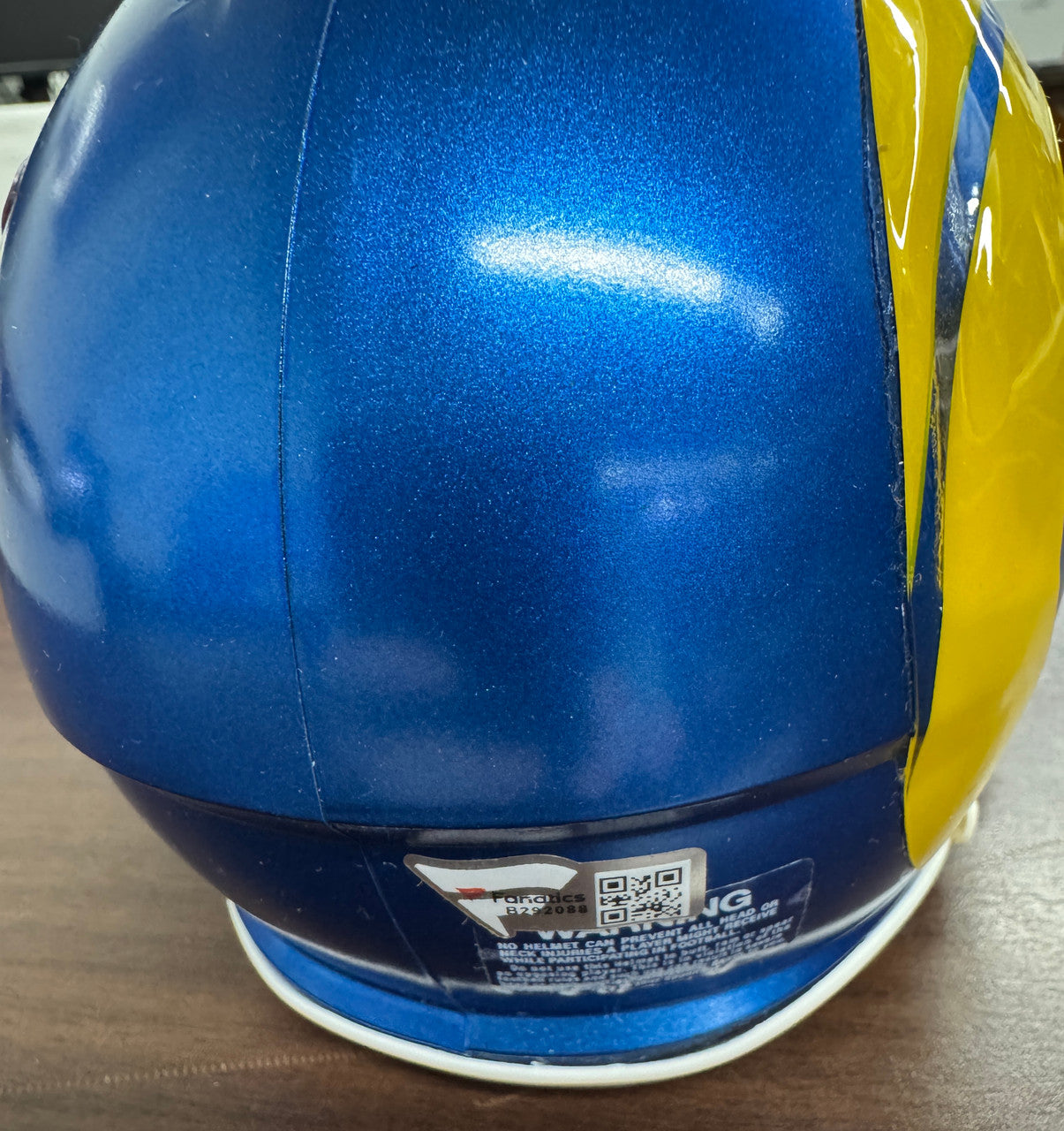 Matthew Stafford Signed Autographed Rams Mini Helmet Super Bowl LVI Fanatics