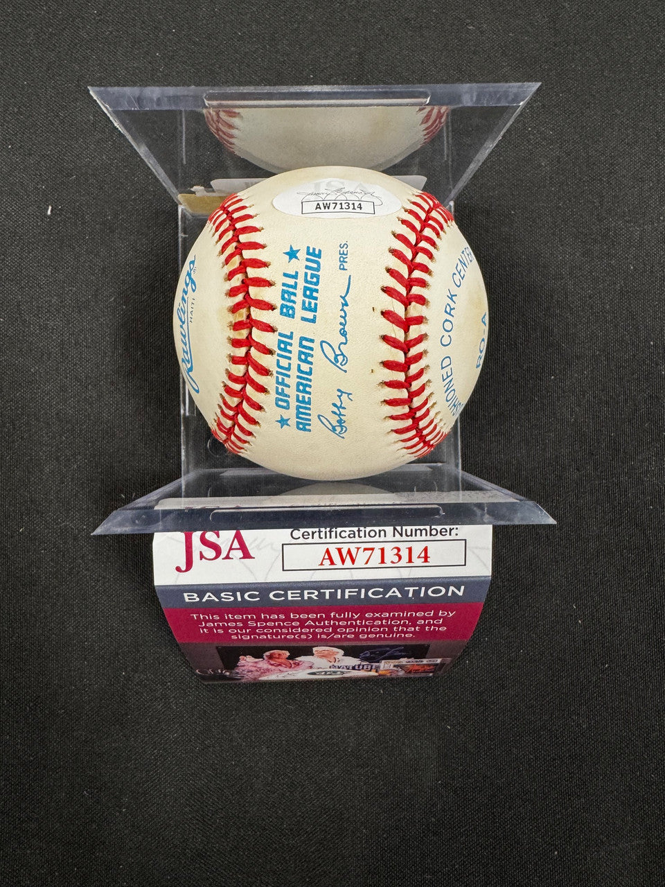Early Wynn Signed Autographed Rawlings OAL Baseball JSA