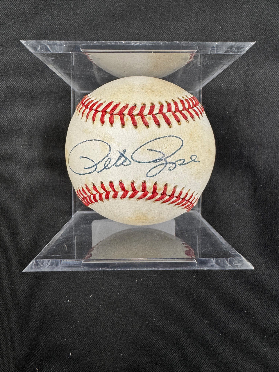 Pete Rose Signed Autographed Rawlings ONL Baseball