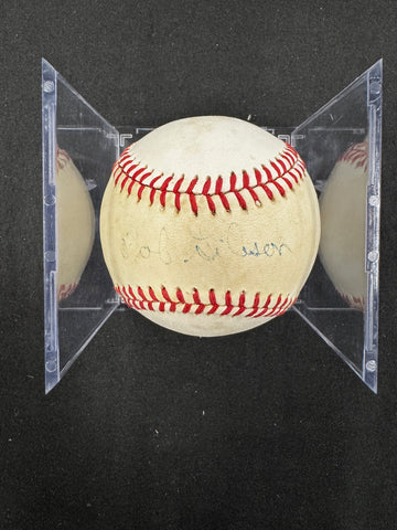 Bob Gibson Signed Autographed Rawlings ONL Baseball JSA (Faded)