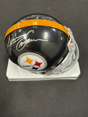 Lynn Swann Signed Autographed Mini Helmet Schwartz