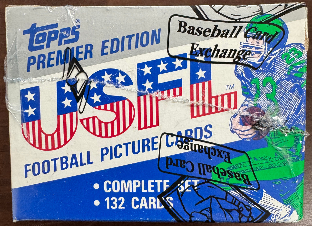 1984 Topps USFL Football Complete Factory Set BBCE Wrapped & Sealed