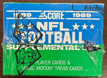 1989 Score Supplemental Factory Set BBCE Wrapped & Sealed