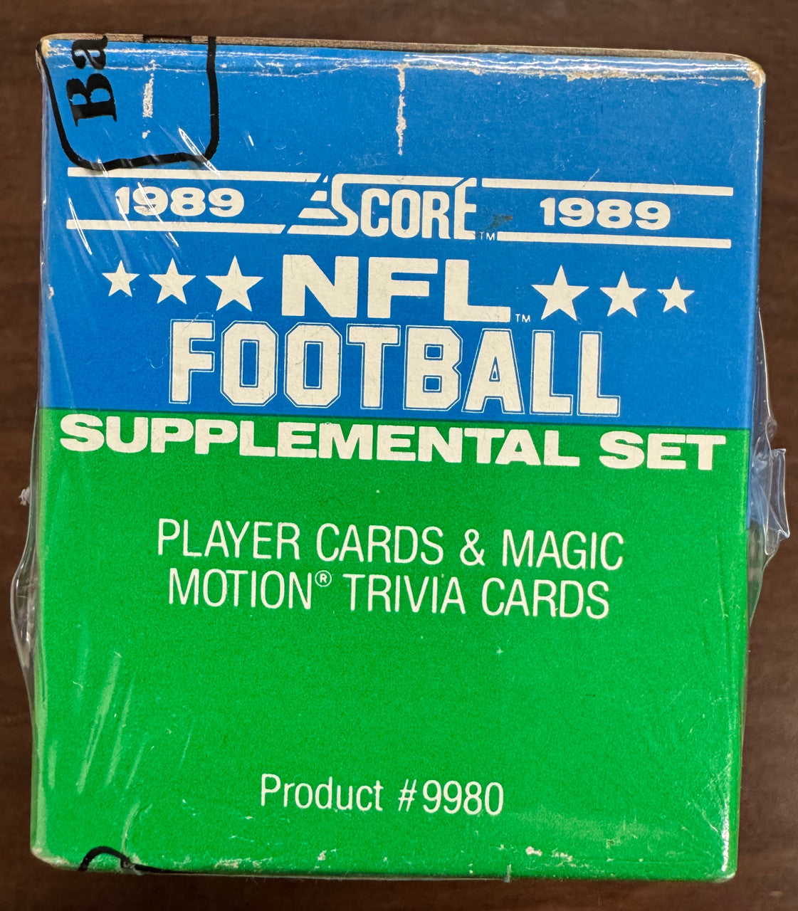 1989 Score Supplemental Factory Set BBCE Wrapped & Sealed