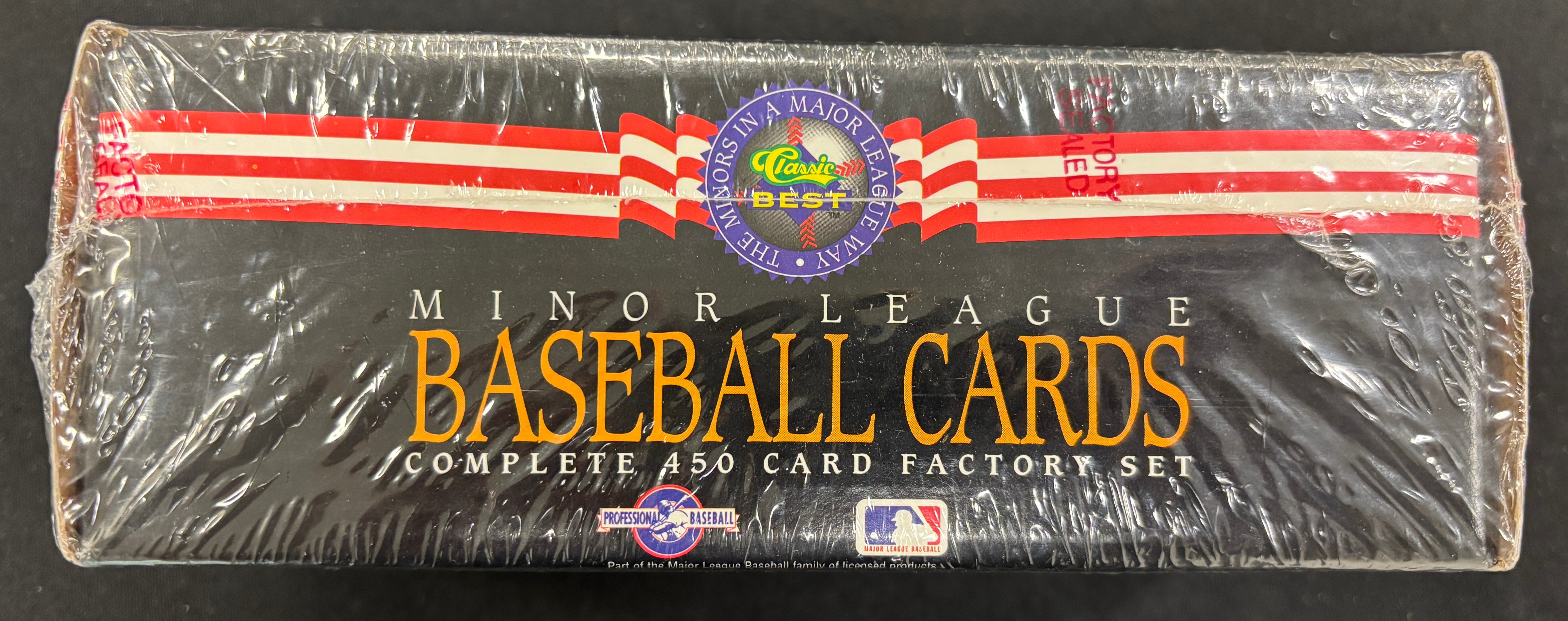 1992 Classic Games Minor League Baseball Factory Sealed Complete 450-Card Set