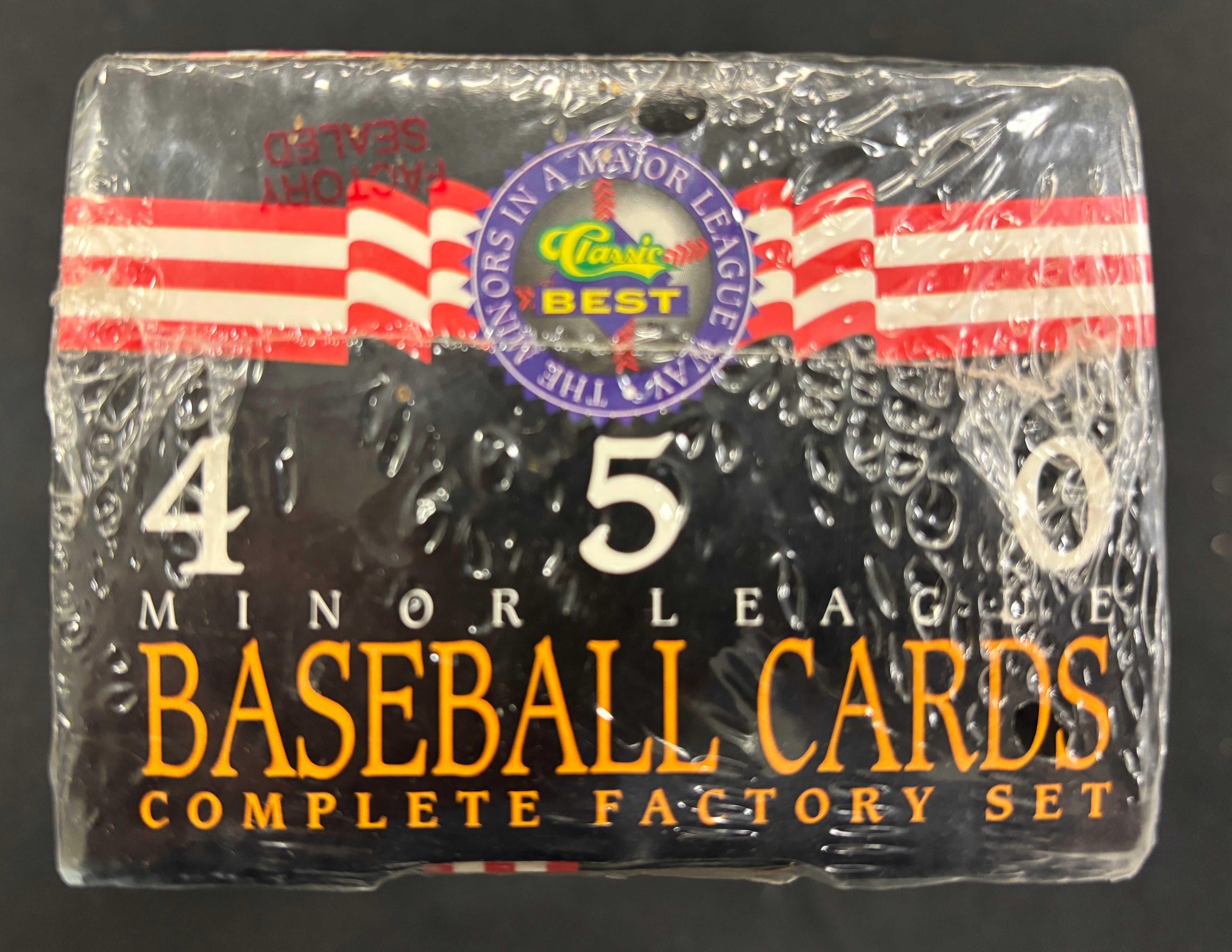 1992 Classic Games Minor League Baseball Factory Sealed Complete 450-Card Set