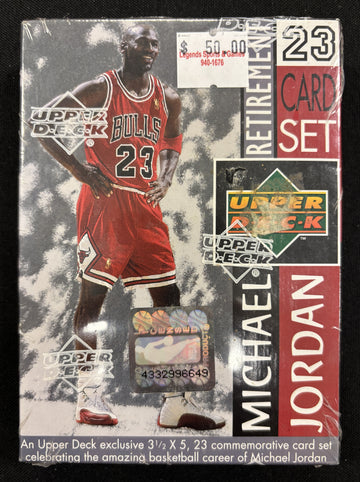 1999 Upper Deck Michael Jordan Factory Sealed Jumbo Complete 23-Card Set