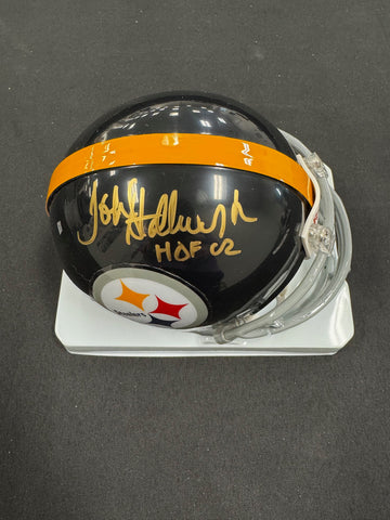 John Stallworth Signed Autographed Inscribed Mini Helmet JSA