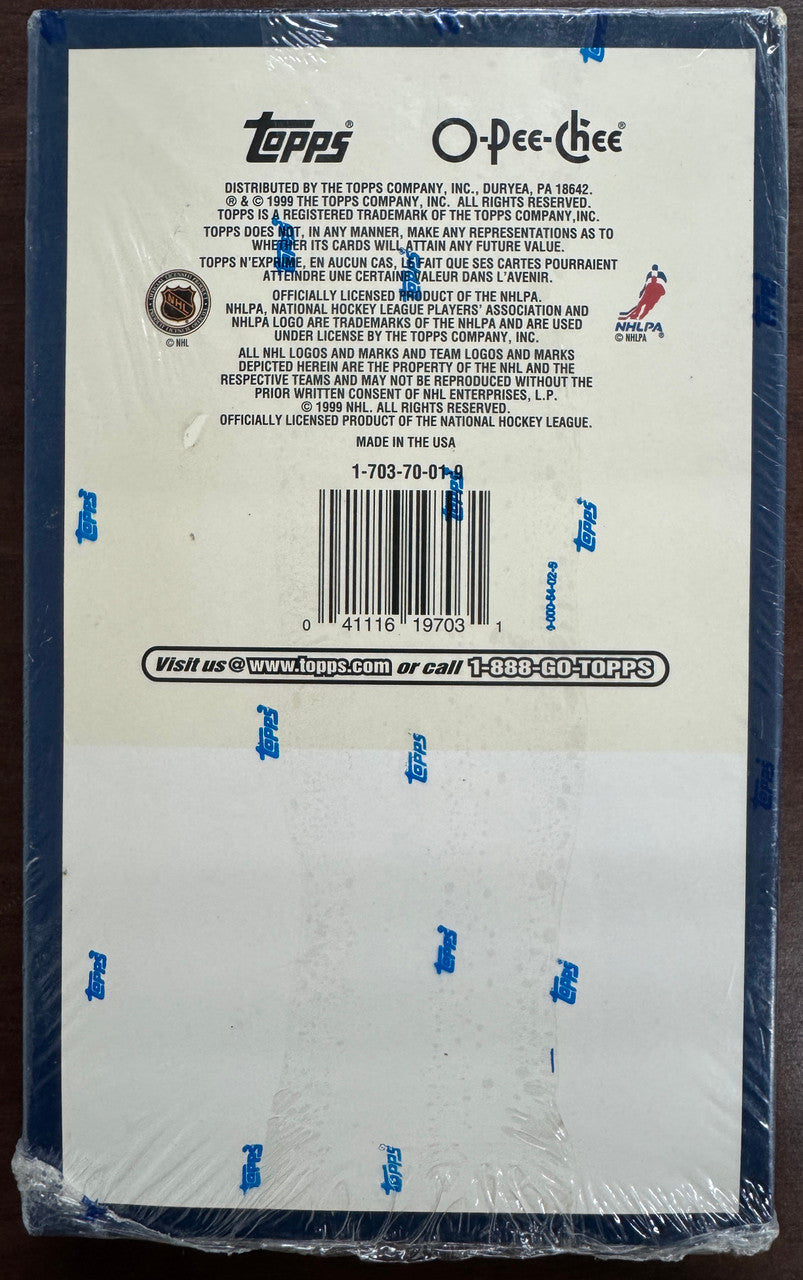 1999/00 O-Pee-Chee Hockey 36 Pack Box Factory Sealed