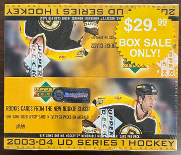 2003/04 Upper Deck Hockey Series 1 24 Pack Retail Box Factory Sealed