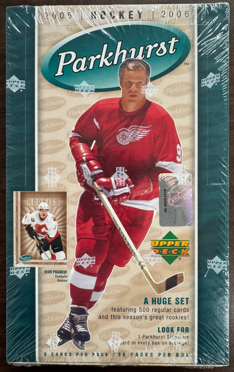 2005/06 Upper Deck Parkhurst Hockey 36 Pack Box Factory Sealed