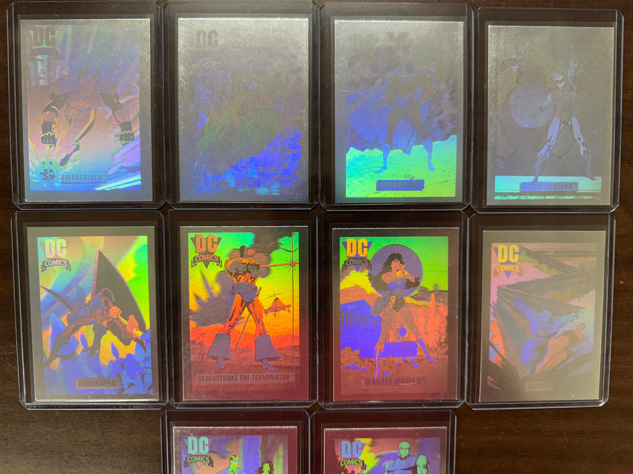 1992 Impel DC Comics Series 1 Hologram Hall of Fame Complete Set EX