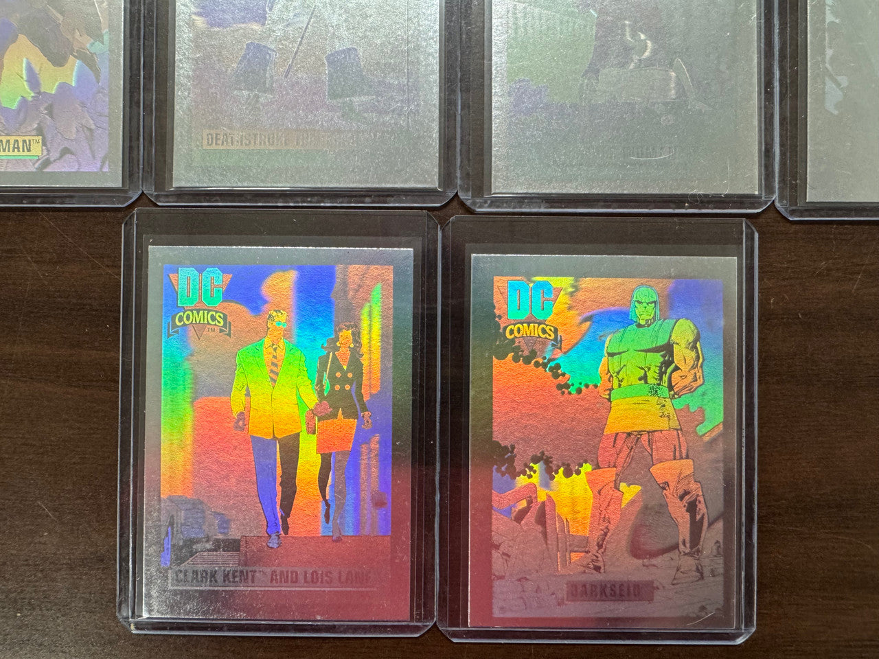 1992 Impel DC Comics Series 1 Hologram Hall of Fame Complete Set EX
