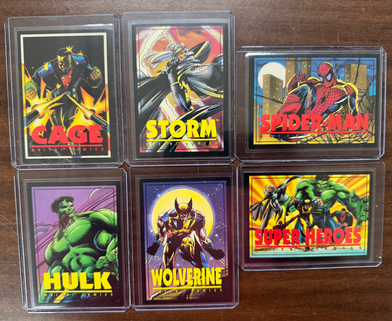 1993 Crunch 'n Munch Marvel Comics 1st Edition Complete Set (6) EX