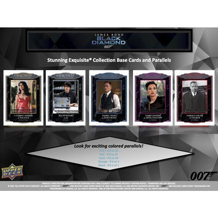 2023 Upper Deck James Bond Black Diamond Hobby Box