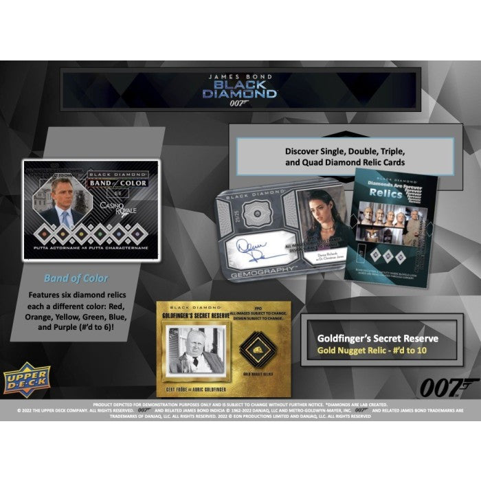 2023 Upper Deck James Bond Black Diamond Hobby Box