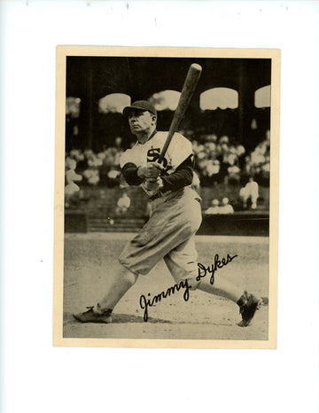 1936 R311 National Chicle Premium Jimmy Dykes Low Grade