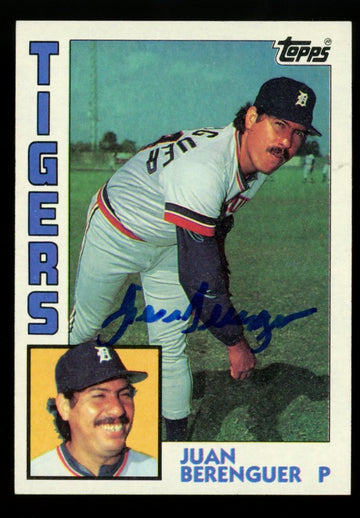 1984 Topps Juan Berenguer #174 Signed Autographed Card JSA