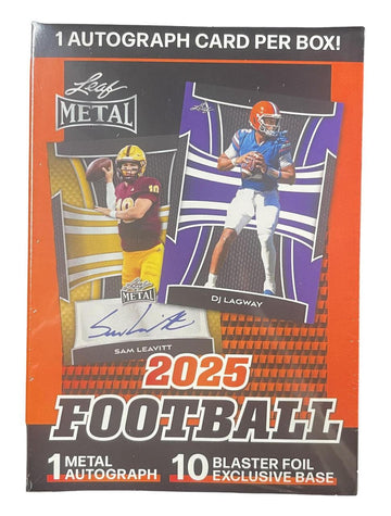 2025 Leaf Metal Football Blaster Box
