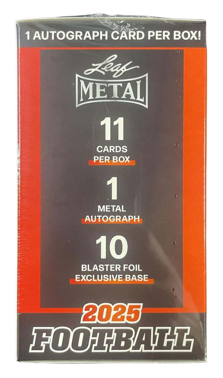 2025 Leaf Metal Football Blaster Box