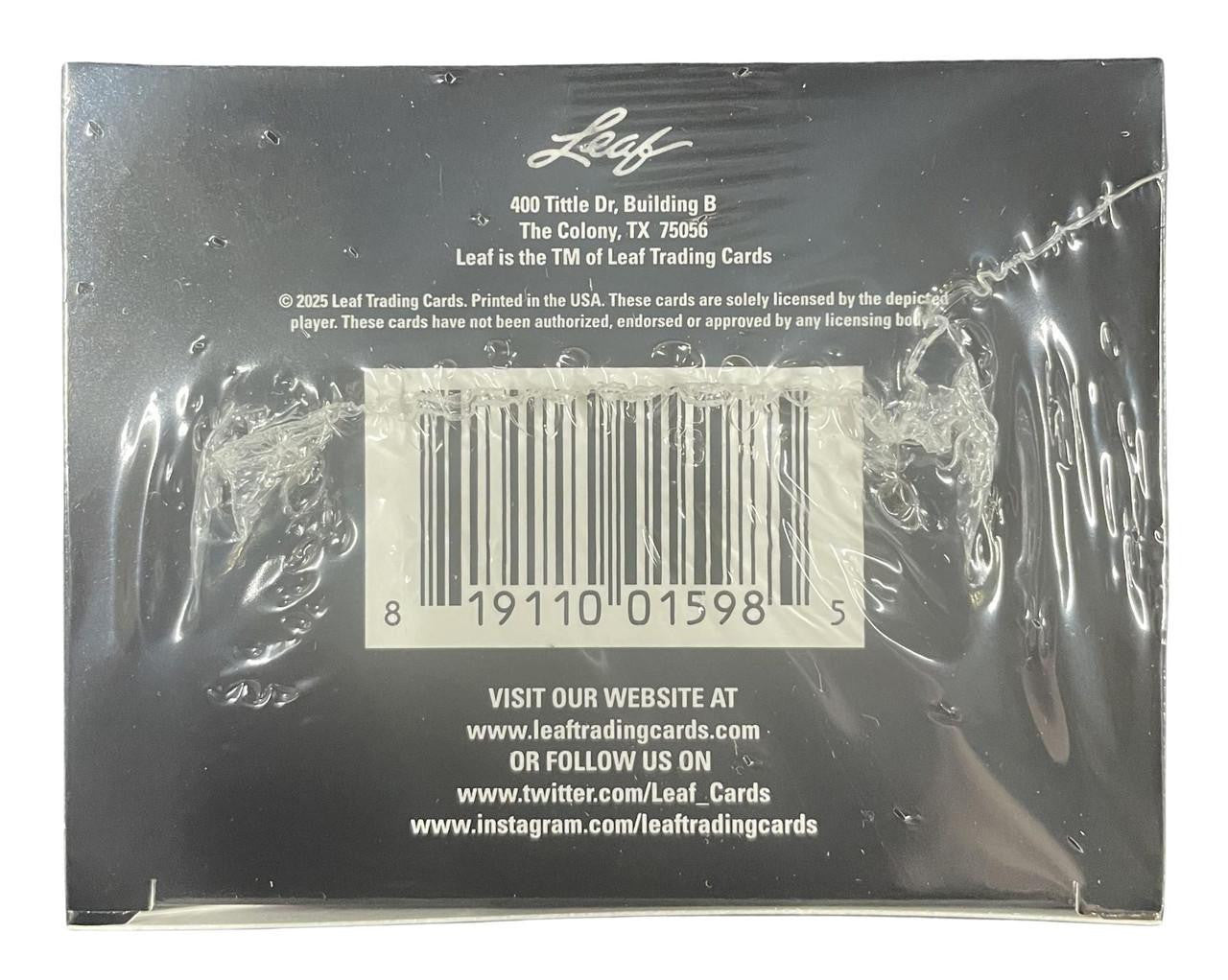 2025 Leaf Metal Football Blaster Box