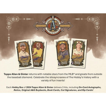 2024 Topps Allen & Ginter Baseball Hobby Case (12)