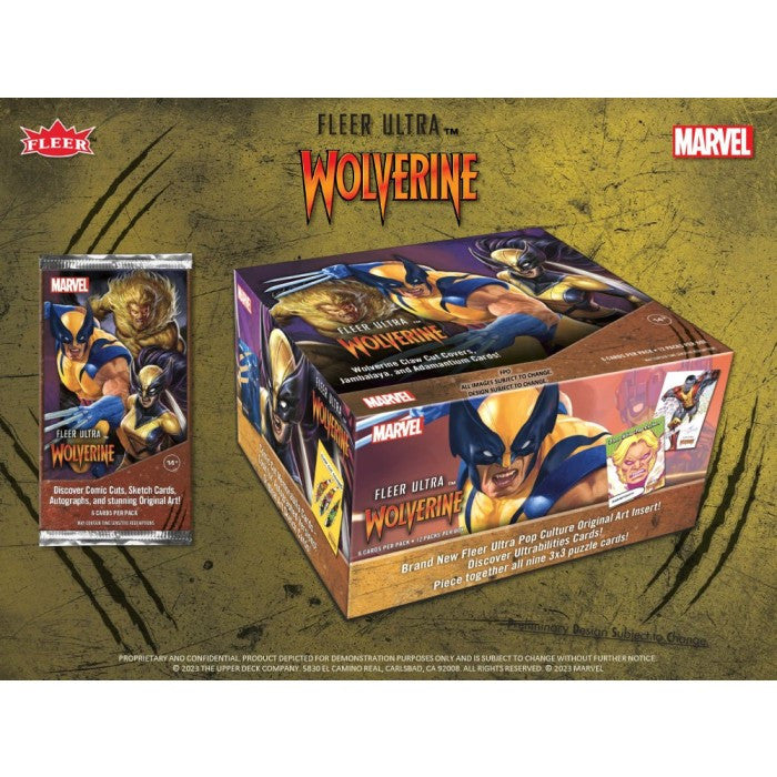 2024 Upper Deck Marvel Fleer Ultra Wolverine Hobby Case (12)