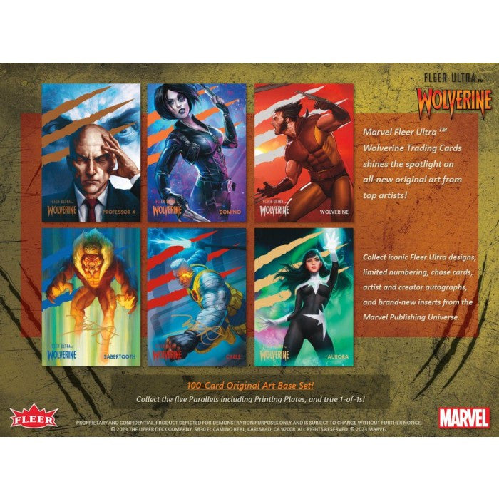 2024 Upper Deck Marvel Fleer Ultra Wolverine Hobby Box