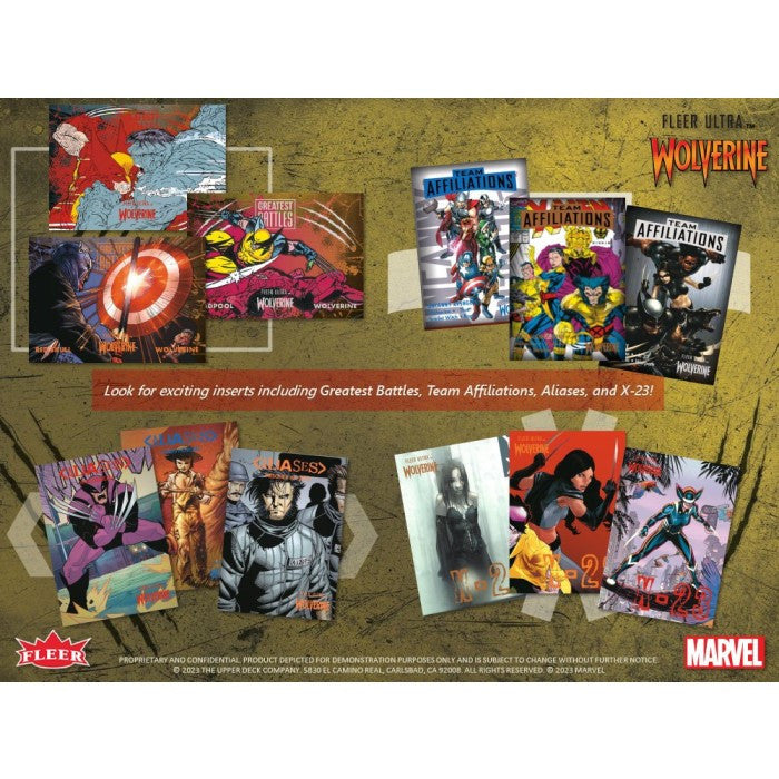 2024 Upper Deck Marvel Fleer Ultra Wolverine Hobby Case (12)