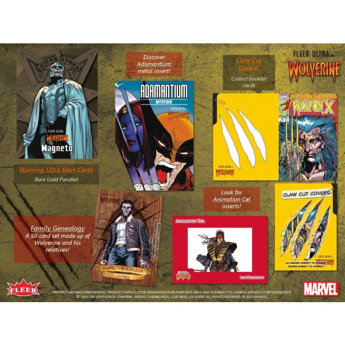 2024 Upper Deck Marvel Fleer Ultra Wolverine Hobby Box
