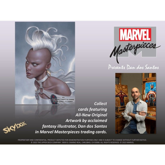 2022 Upper Deck Marvel Masterpieces Dan Dos Santos Hobby Box