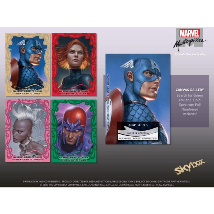 2022 Upper Deck Marvel Masterpieces Dan Dos Santos Hobby Box