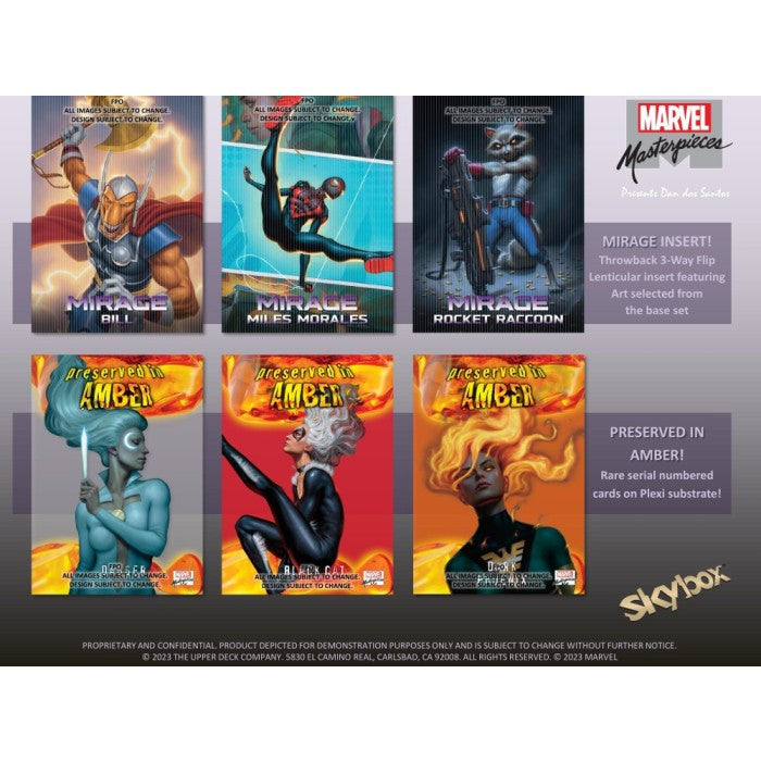 2022 Upper Deck Marvel Masterpieces Dan Dos Santos Hobby Box