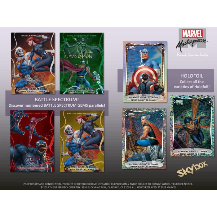 2022 Upper Deck Marvel Masterpieces Dan Dos Santos Hobby Box