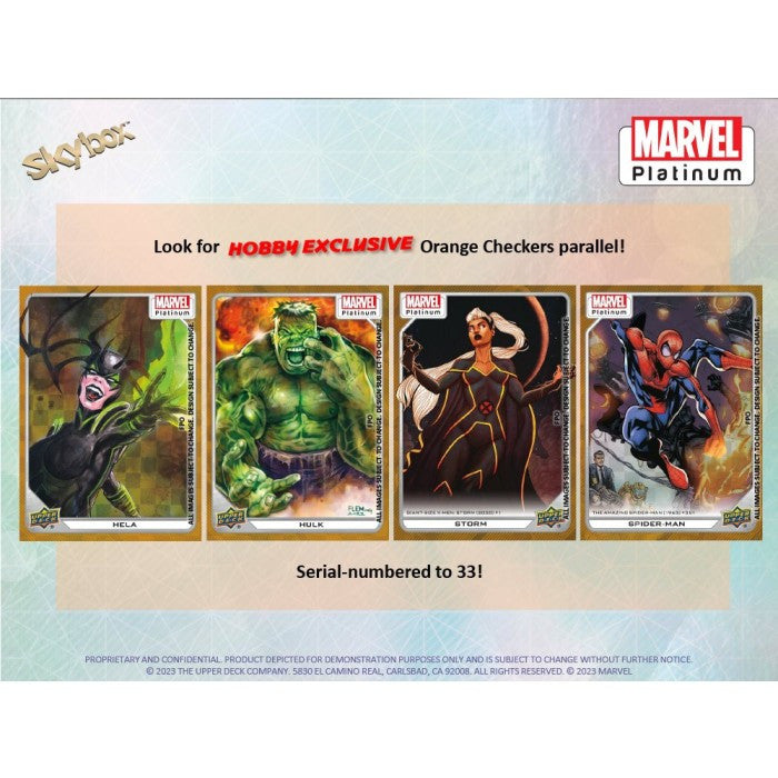 2024 Upper Deck Marvel Platinum Hobby Box
