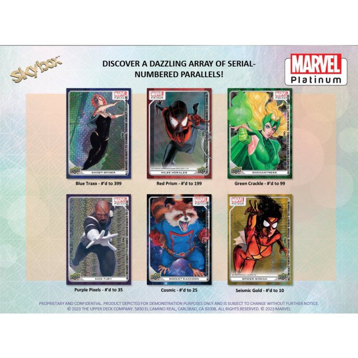 2024 Upper Deck Marvel Platinum Hobby Box