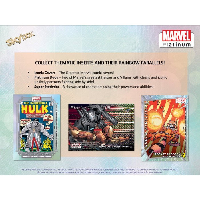 2024 Upper Deck Marvel Platinum Hobby Box