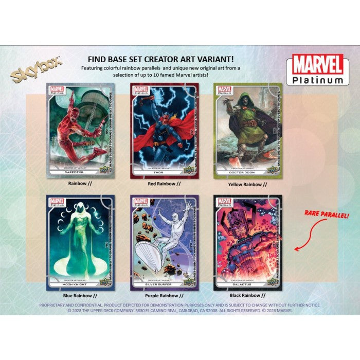 2024 Upper Deck Marvel Platinum Hobby Box