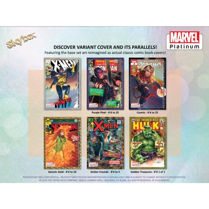 2024 Upper Deck Marvel Platinum Hobby Box