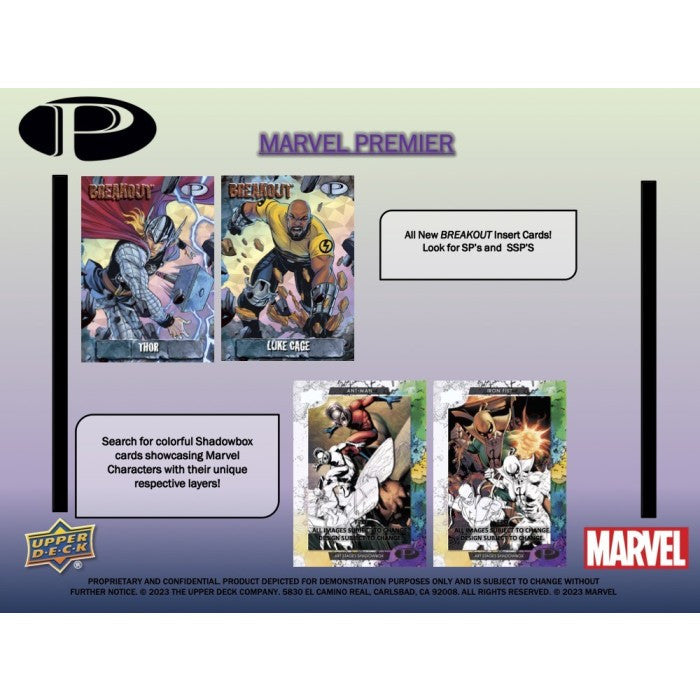 2023 Upper Deck Marvel Premier Hobby Box